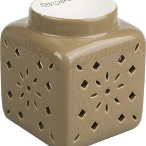 Waxbrander Vierkant Cut Out Bruin