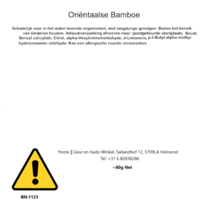 Oriëntal Bamboo Waxmelt