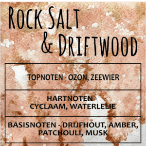 Rock Salt & Driftwood Geurkaars
