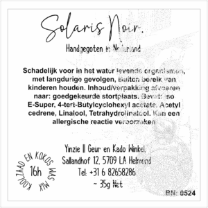 Solaris Noir Waxmelt