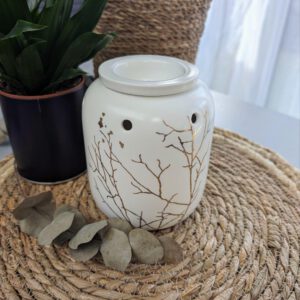 Wax warmer/ Brander – Vase Gold